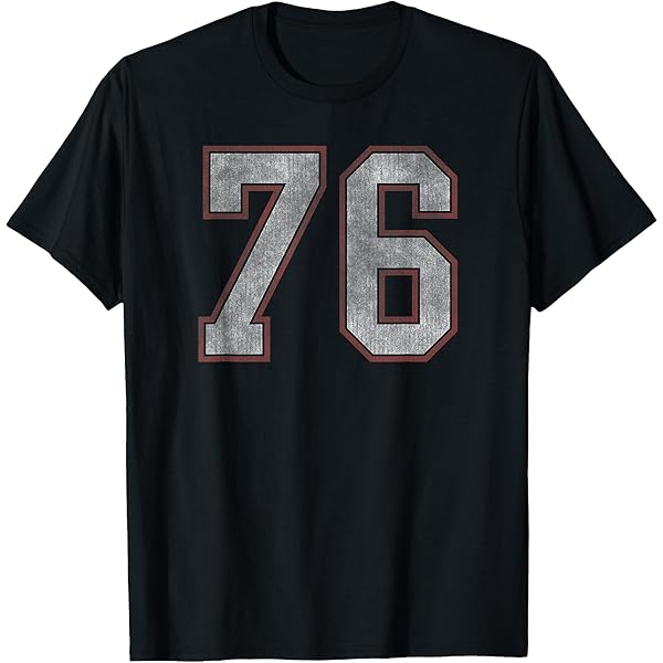 Amazon.com: Number # 76 Numbered Vintage Retro Style